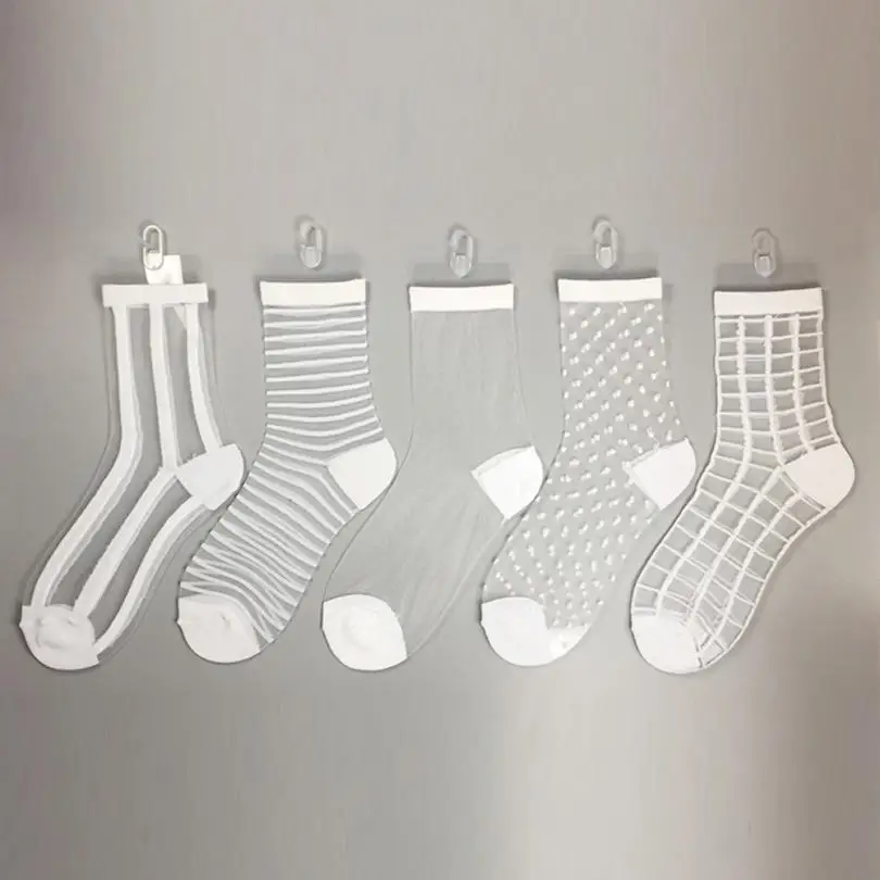 New Women Ladies Socks Fashion Sheer Mesh Glass Silk Socks Ultrathin Transparent Crystal Lace Fabulous Elastic Summer Ankle Sock
New Women Ladies Socks Fashion Sheer Mesh Glass Silk Socks Ultrathin Transparent Crystal Lace Fabulous Elastic Summer Ankle Sock