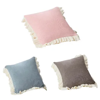 Knitting Lotus Leaf Lace Pillowcases Solid 100% Cotton Knitted Home Decorative Pillow Covers for Bedroom Living Room Office
Knitting Lotus Leaf Lace Pillowcases Solid 100% Cotton Knitted Home Decorative Pillow Covers for Bedroom Living Room Office