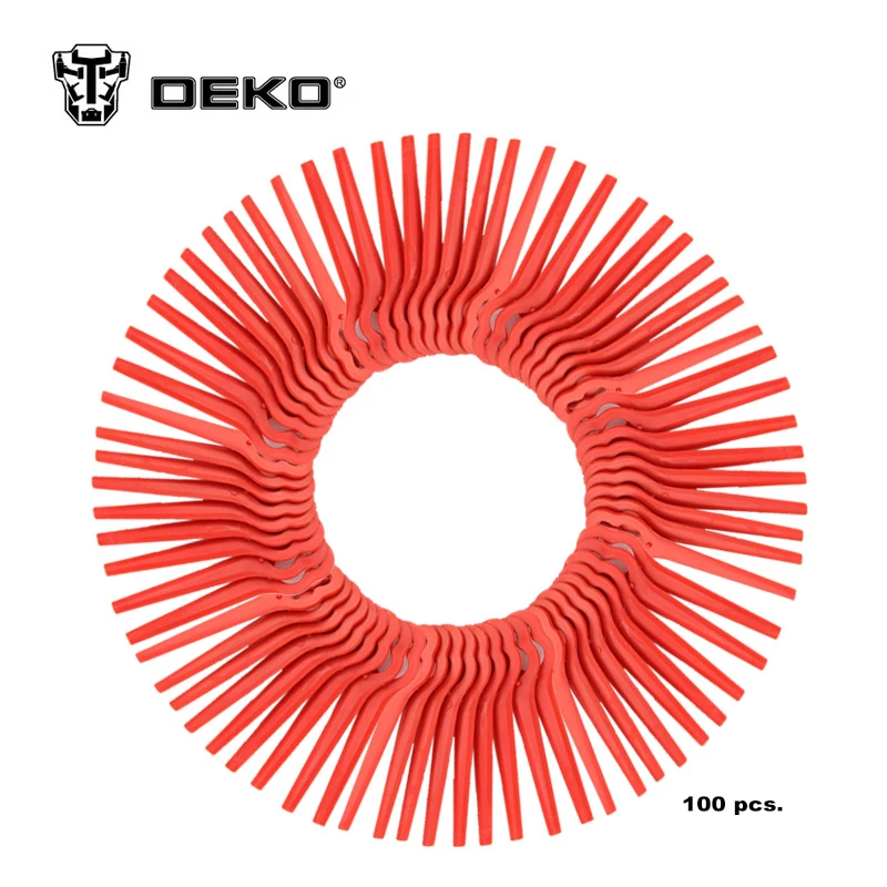 Image DEKO 100pcs Swing Plastic Blade Pendants for DKGT06