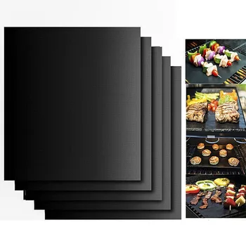 2pcs Reusable Non Stick Grill BBQ Mats Sheet Heat Resistant Barbecue Grill Baking Pad Mat Outdoor Picnic Cooking Tool 40*33cm
2pcs Reusable Non Stick Grill BBQ Mats Sheet Heat Resistant Barbecue Grill Baking Pad Mat Outdoor Picnic Cooking Tool 40*33cm
