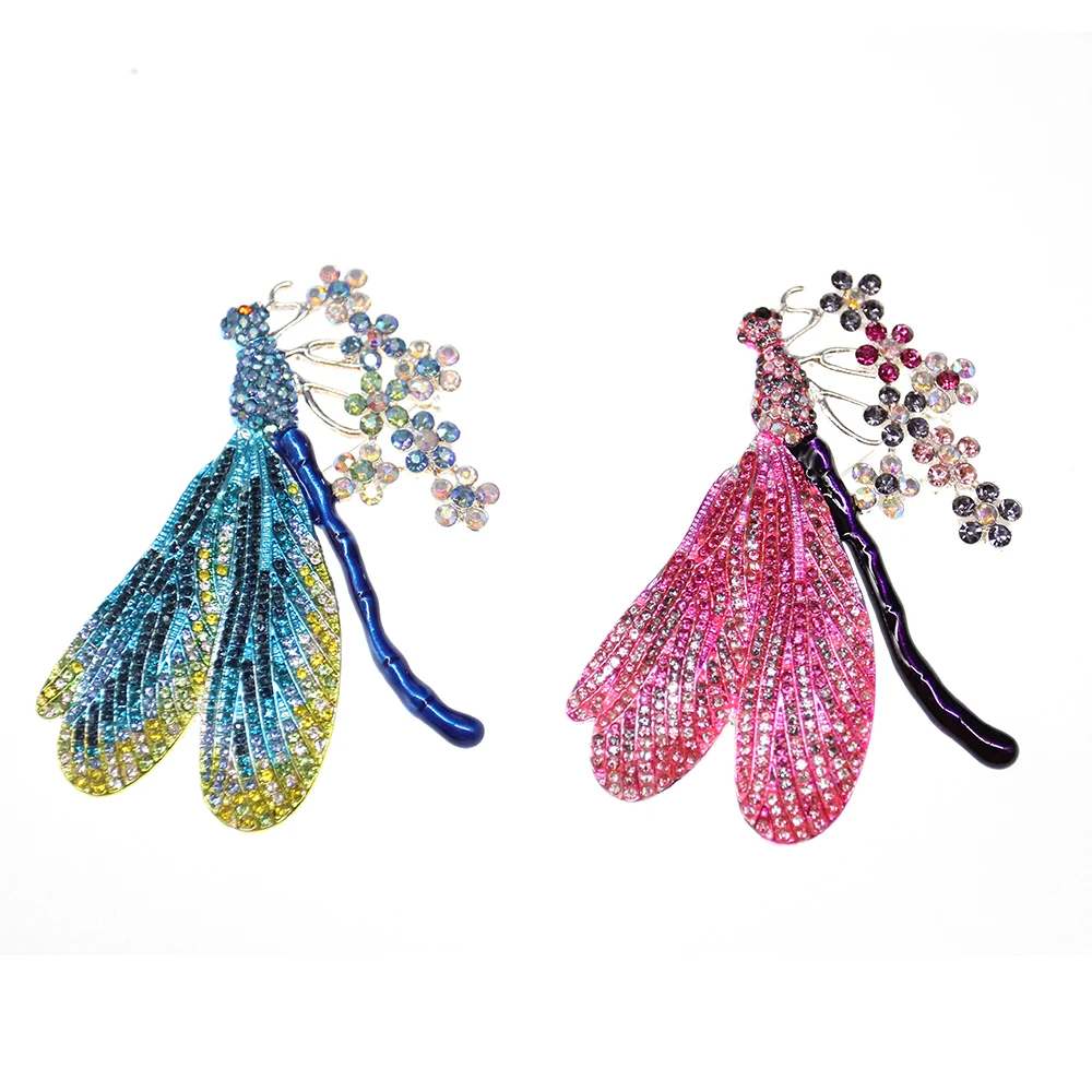 80mm wholesale silver tone Blue /pink dragonfly flower rhinestone crystal brooch pins insect animal jewelry brooches
80mm wholesale silver tone Blue /pink dragonfly flower rhinestone crystal brooch pins insect animal jewelry brooches
