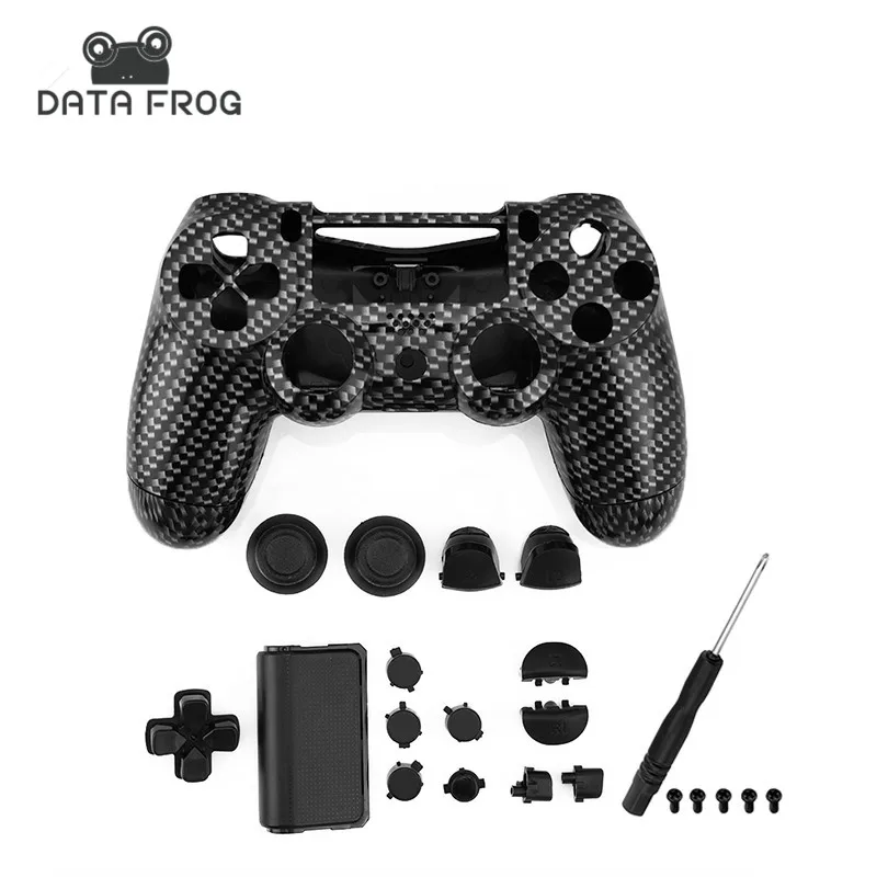 Custom Black Carbon Fiber Controller replacement Shell Housing Cover For Sony Playstation 4 dualshock 4 PS4 Controller + button
Custom Black Carbon Fiber Controller replacement Shell Housing Cover For Sony Playstation 4 dualshock 4 PS4 Controller + button