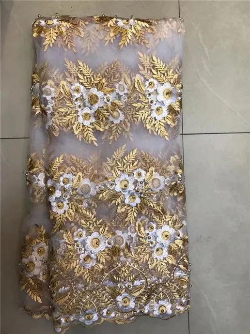 2017 New style French net lace fabric 3D flower African tulle mesh lace fabric high quality african lace fabric White gold bead
2017 New style French net lace fabric 3D flower African tulle mesh lace fabric high quality african lace fabric White gold bead