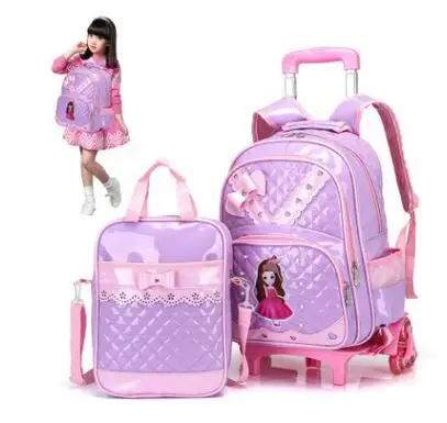 School Trolley Backpack Bag For Girls Kid's Luggage Rolling Bags Wheeled Backpacks For Girls School Bag On Wheels For Children
School Trolley Backpack Bag For Girls Kid's Luggage Rolling Bags Wheeled Backpacks For Girls School Bag On Wheels For Children