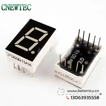 CPS05011AR Common Cathode 1Bit Digital Tube 7 segment 0.5" Red LED Display 10PCS/LOT
CPS05011AR Common Cathode 1Bit Digital Tube 7 segment 0.5" Red LED Display 10PCS/LOT