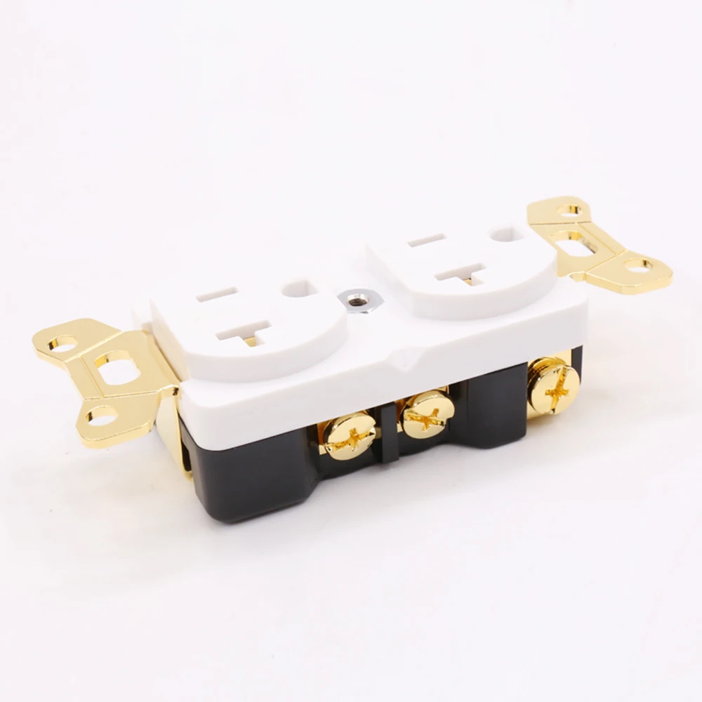 HI-End AC Power Receptacle Wall Outlet Power Beryllium copper Gold plated Distributor
HI-End AC Power Receptacle Wall Outlet Power Beryllium copper Gold plated Distributor