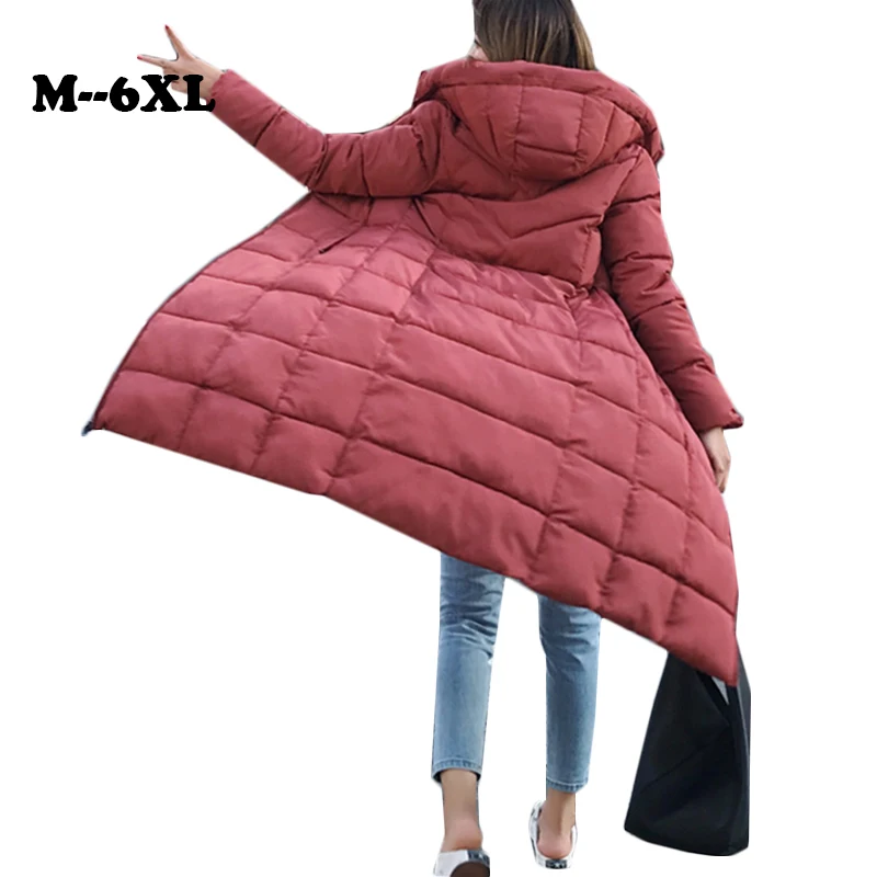 2019 Plus Size 4XL 5XL 6XL Winter Jackets Women Down Parkas Thick Down Jacket Women Hooded Coats Long Warm Casual Snow Outwear
2019 Plus Size 4XL 5XL 6XL Winter Jackets Women Down Parkas Thick Down Jacket Women Hooded Coats Long Warm Casual Snow Outwear