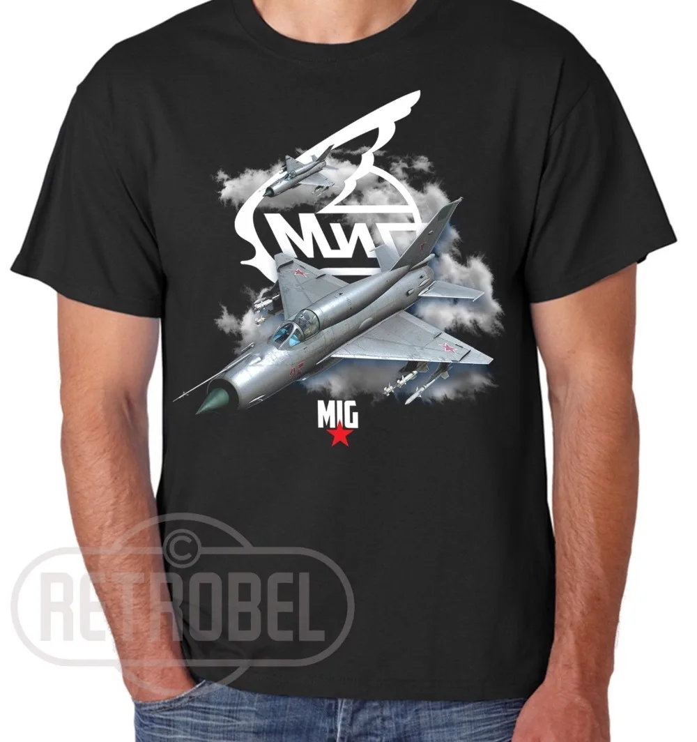 New Popular Style Man T-Shirt Mig-21 Russian Aircraft, Military Air Force Aircraft Fighter, T-Shirt, Black cool T Shirts For Men
New Popular Style Man T-Shirt Mig-21 Russian Aircraft, Military Air Force Aircraft Fighter, T-Shirt, Black cool T Shirts For Men