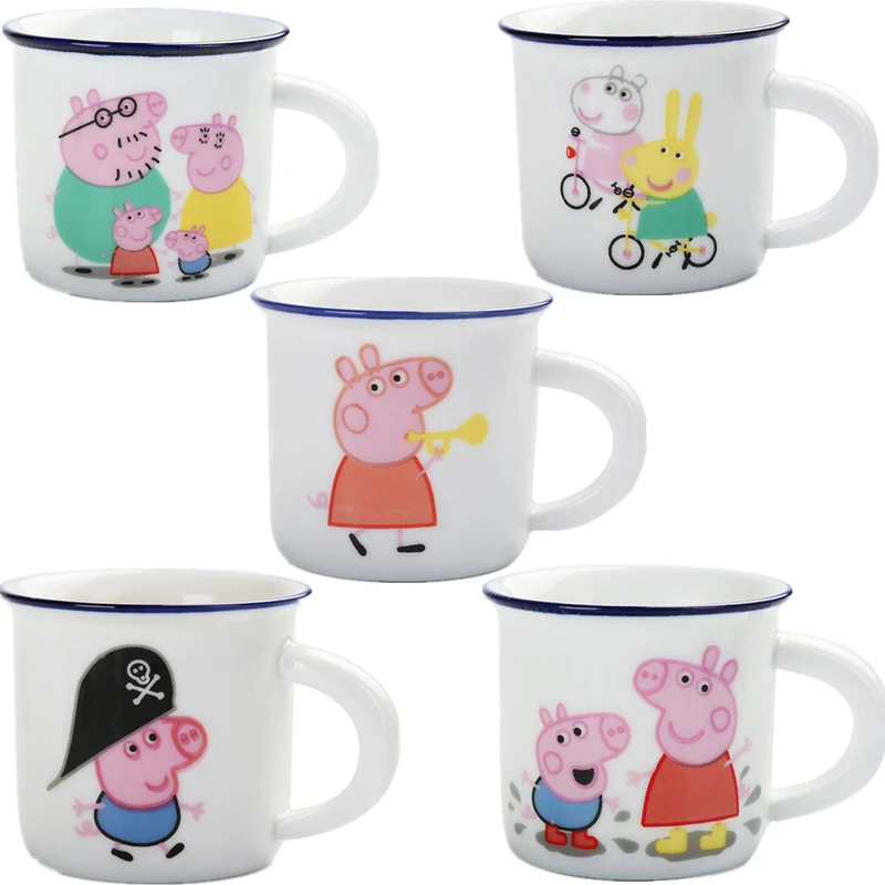 5 sets Peppa Pig Cute Ceramic Cup Student Kindergarten Drinking Water Cup George Action Character Anime Toy Children's Gift
5 sets Peppa Pig Cute Ceramic Cup Student Kindergarten Drinking Water Cup George Action Character Anime Toy Children's Gift