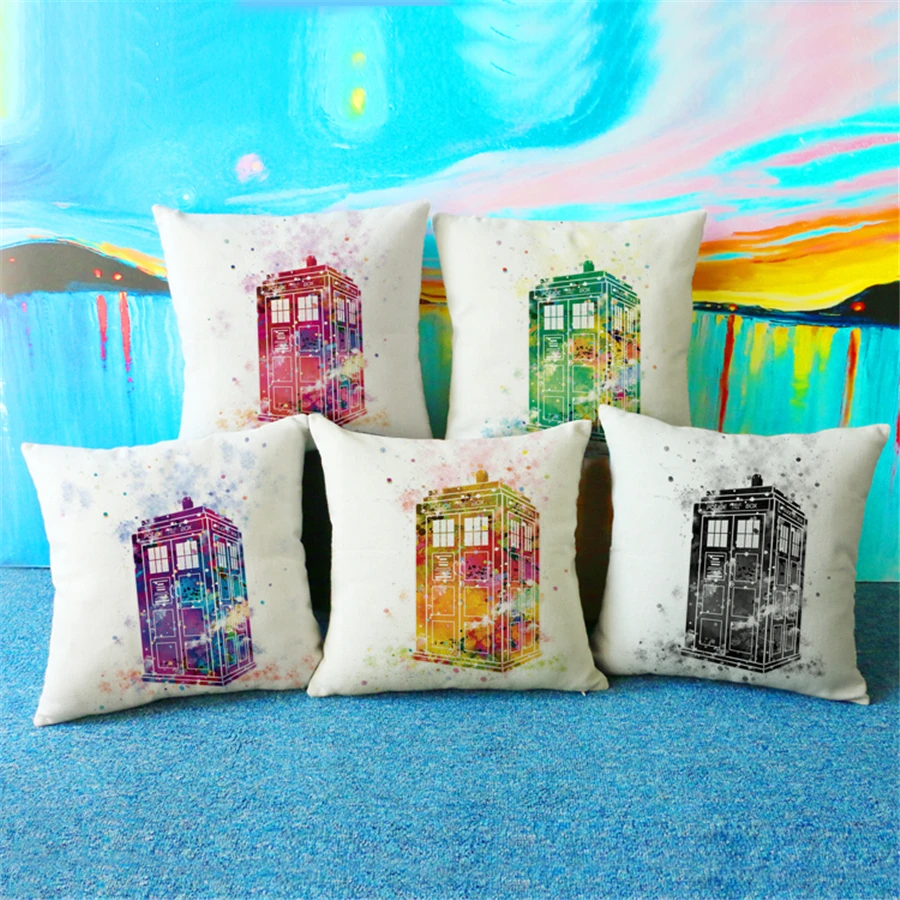 Fashion Purple Decorative Pillow Case Doctor Who Capa De Almofada Vintage Nordic Home Ware Cushion Cover Linen Cotton New e889
Fashion Purple Decorative Pillow Case Doctor Who Capa De Almofada Vintage Nordic Home Ware Cushion Cover Linen Cotton New e889