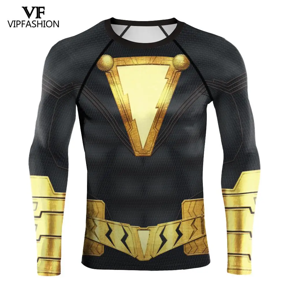 VIP FASHION 2019 Newest Comic Tops Male Comics Cosplay Shazam 3D Printed T shirts Men Compression Shirts Raglan Sleeve Costume
VIP FASHION 2019 Newest Comic Tops Male Comics Cosplay Shazam 3D Printed T shirts Men Compression Shirts Raglan Sleeve Costume
