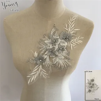 New arrive 3D flowers Embroidery Applique Neckline Lace collar DIY Rhinestone Trim Sewing Fabric Clothing Accessory Scrapbooking
New arrive 3D flowers Embroidery Applique Neckline Lace collar DIY Rhinestone Trim Sewing Fabric Clothing Accessory Scrapbooking