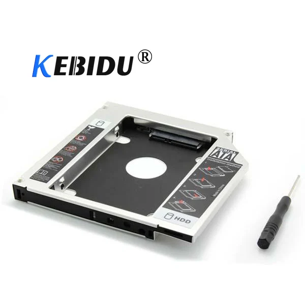 kebidu 9.5mm 2.5" SATA to SATA Aluminum 2nd HDD Caddy SSD HD Hard Disk Driver Case CD DVD-ROM Optical Bay for Notebook Laptop
kebidu 9.5mm 2.5" SATA to SATA Aluminum 2nd HDD Caddy SSD HD Hard Disk Driver Case CD DVD-ROM Optical Bay for Notebook Laptop