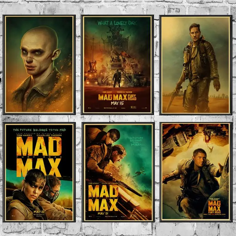Vintage Movie ad max Fury road Tom Hardy Charlize Theron Poster Wall Stickers Poster Prints High Quality For Bar And Home Decor
Vintage Movie ad max Fury road Tom Hardy Charlize Theron Poster Wall Stickers Poster Prints High Quality For Bar And Home Decor