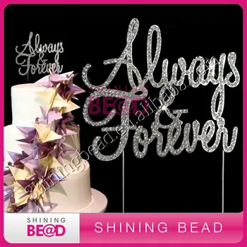 Alwaays&Forever wedding rhinestone cake topper for wedding cake,free shipping,wedding cake rhinestone cake topper
Alwaays&Forever wedding rhinestone cake topper for wedding cake,free shipping,wedding cake rhinestone cake topper