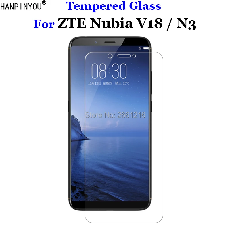 For ZTE Nubia V18 / N3 6.01" Tempered Glass 9H 2.5D Premium Screen Protector Film For ZTE Nubia V18 / N3
For ZTE Nubia V18 / N3 6.01" Tempered Glass 9H 2.5D Premium Screen Protector Film For ZTE Nubia V18 / N3