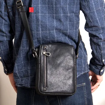 AETOO Men's art retro diagonal bag first layer leather men's leather shoulder bag with small cross-pack 
AETOO Men's art retro diagonal bag first layer leather men's leather shoulder bag with small cross-pack