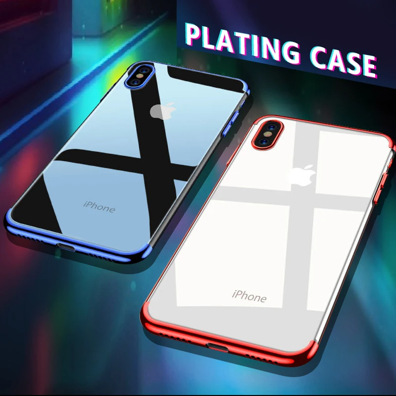 chyi official plating case for iphone 7 xr xs max case clear soft silicone back cover funda for iphone 8 6s plus 5 5s se coque
chyi official plating case for iphone 7 xr xs max case clear soft silicone back cover funda for iphone 8 6s plus 5 5s se coque