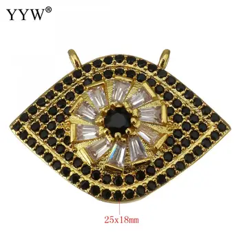 Yyw Famous Design Evil Eye Pendants Two Holes for Necklace Making Cubic Zirconia Micro Pave Brass Pendant Exquisite Eye Plated
Yyw Famous Design Evil Eye Pendants Two Holes for Necklace Making Cubic Zirconia Micro Pave Brass Pendant Exquisite Eye Plated