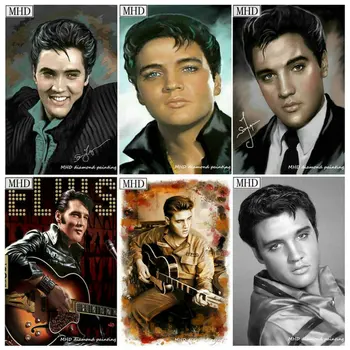 MHD Full square diamond 5D DIY diamond embroidery Elvis Presley diamond painting Cross Stitch Rhinestone mosaic home decoration
MHD Full square diamond 5D DIY diamond embroidery Elvis Presley diamond painting Cross Stitch Rhinestone mosaic home decoration