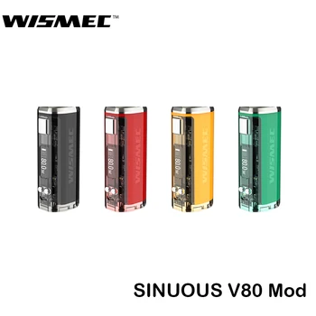 Original Wismec SINUOUS V80 Mod Box 80W SINUOUS V8 Box Mod Support Amor NSE Tank RDA RBA RTA Electronic Cigarette Vape Kit
Original Wismec SINUOUS V80 Mod Box 80W SINUOUS V8 Box Mod Support Amor NSE Tank RDA RBA RTA Electronic Cigarette Vape Kit