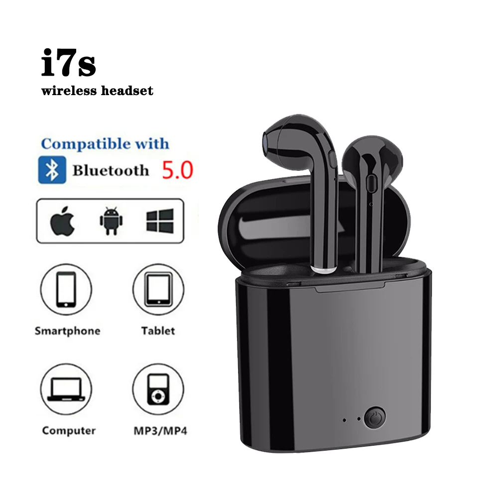Upgraded version Wireless Bluetooth Earbuds i7s 5.0 TWS Earphones Stereo Headset Binaural call Sport Charger Box HD Earpieces
Upgraded version Wireless Bluetooth Earbuds i7s 5.0 TWS Earphones Stereo Headset Binaural call Sport Charger Box HD Earpieces