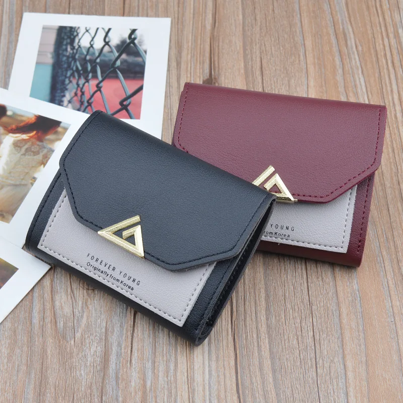 Women 'S Purse Adorable Trendy Metal Letter Design Colorblock Short Size Wallet New Style Fashion Wallet Female Short
Women 'S Purse Adorable Trendy Metal Letter Design Colorblock Short Size Wallet New Style Fashion Wallet Female Short