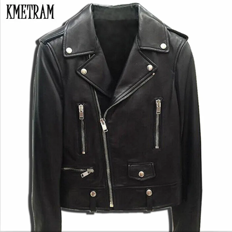 KMETRAM 2019 New 100% Sheepskin Coat Female Genuine Leather Jacket Short Slim Jackets For Women Outerwear Casaco Feminino HH796
KMETRAM 2019 New 100% Sheepskin Coat Female Genuine Leather Jacket Short Slim Jackets For Women Outerwear Casaco Feminino HH796
