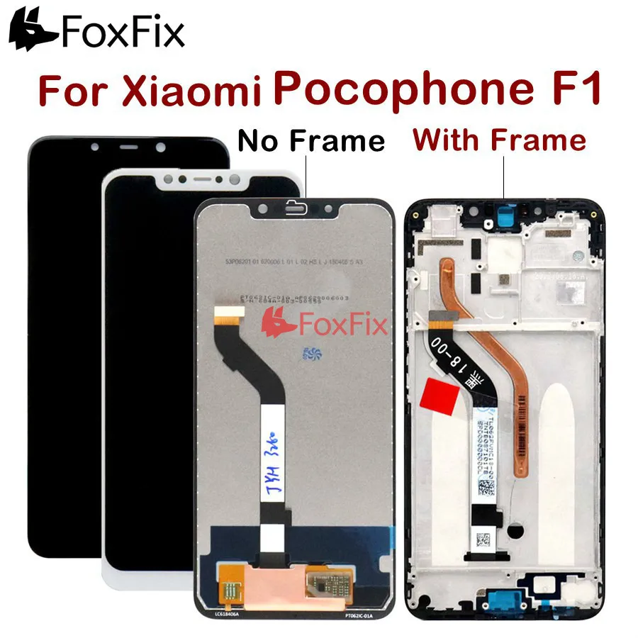 For Xiaomi Pocophone F1 LCD Display Touch Screen Digitizer Assembly for Xiaomi Pocophone F1 LCD Screen POCO F1 LCD Replacement
For Xiaomi Pocophone F1 LCD Display Touch Screen Digitizer Assembly for Xiaomi Pocophone F1 LCD Screen POCO F1 LCD Replacement