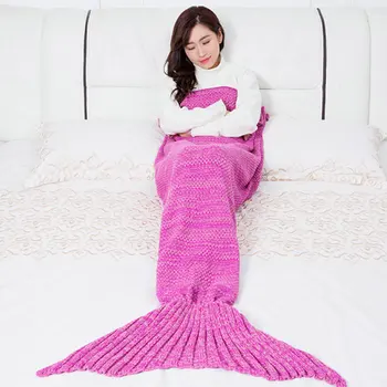 90*50cm/140*70cm/180*90cm/195*95cm Osmanthus Needle Mermaid Tail Blanket Child Adult Crochet Handmade Sofa Mermaid Sleeping Bag
90*50cm/140*70cm/180*90cm/195*95cm Osmanthus Needle Mermaid Tail Blanket Child Adult Crochet Handmade Sofa Mermaid Sleeping Bag