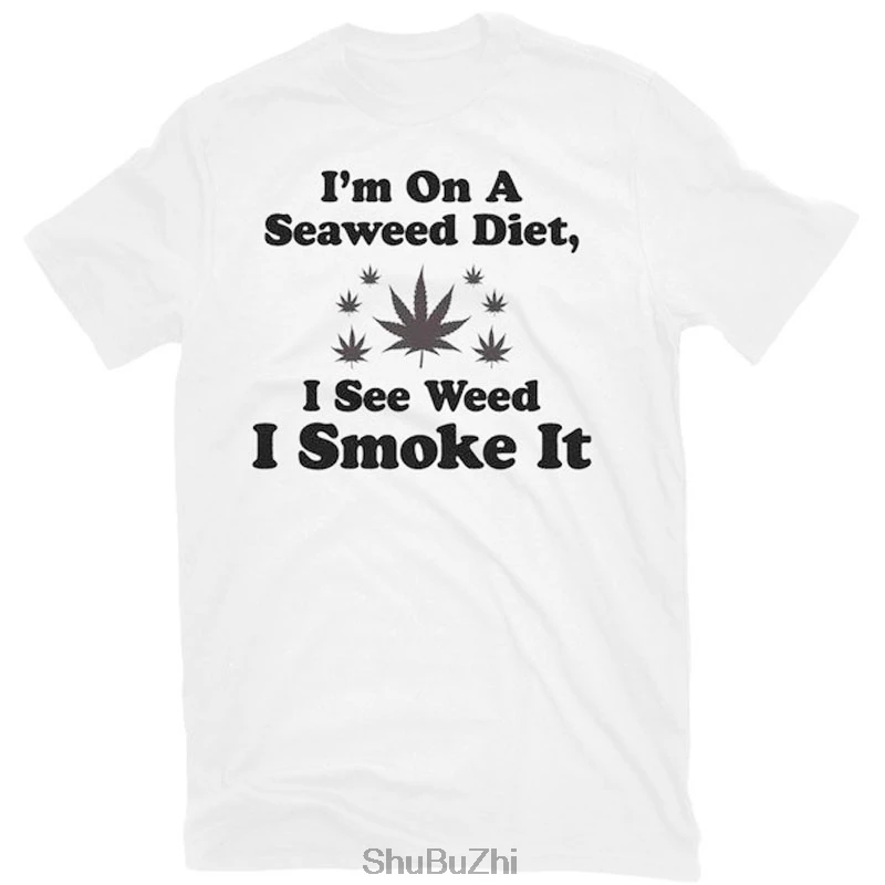 new arrived summer hip-hop men t shirt I'm On A Seaweed Diet | Funny Weed Shirt fashion casual tshirt
new arrived summer hip-hop men t shirt I'm On A Seaweed Diet | Funny Weed Shirt fashion casual tshirt