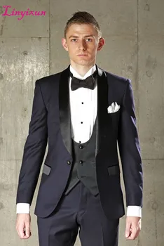 Linyixun 2018 New Custom Made Groom Tuxedos Shiny Black Best man Notch Lapel Groomsman Men Wedding Suits Bridegroom(Jacket+Pant
Linyixun 2018 New Custom Made Groom Tuxedos Shiny Black Best man Notch Lapel Groomsman Men Wedding Suits Bridegroom(Jacket+Pant