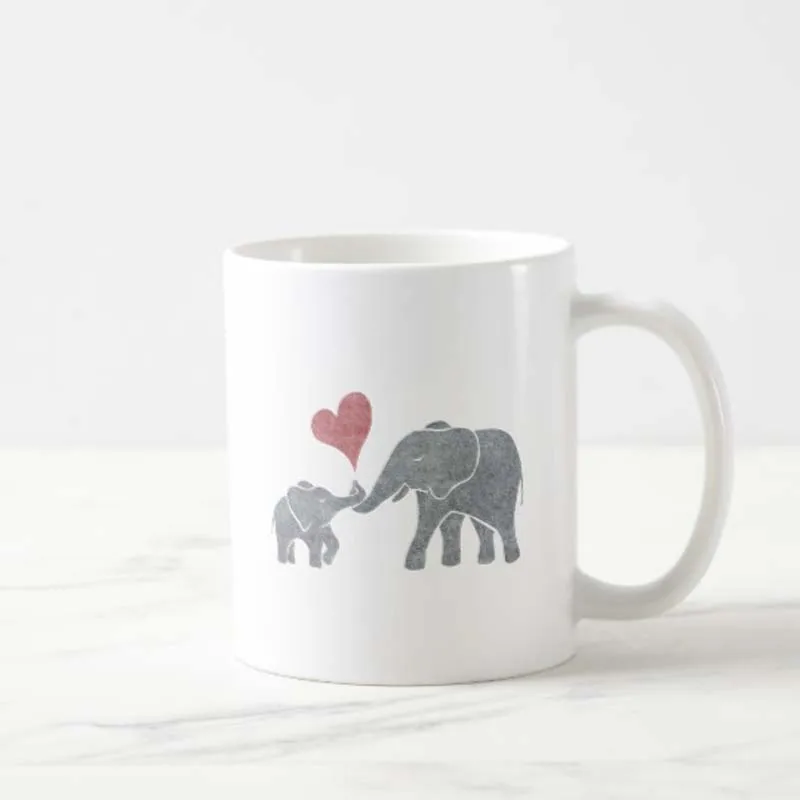 Funny Coffee Mug Elephant Hugs Gray Mom and Baby with Red Heart Tea Cup Christmas Gifts for Friends and Families White
Funny Coffee Mug Elephant Hugs Gray Mom and Baby with Red Heart Tea Cup Christmas Gifts for Friends and Families White