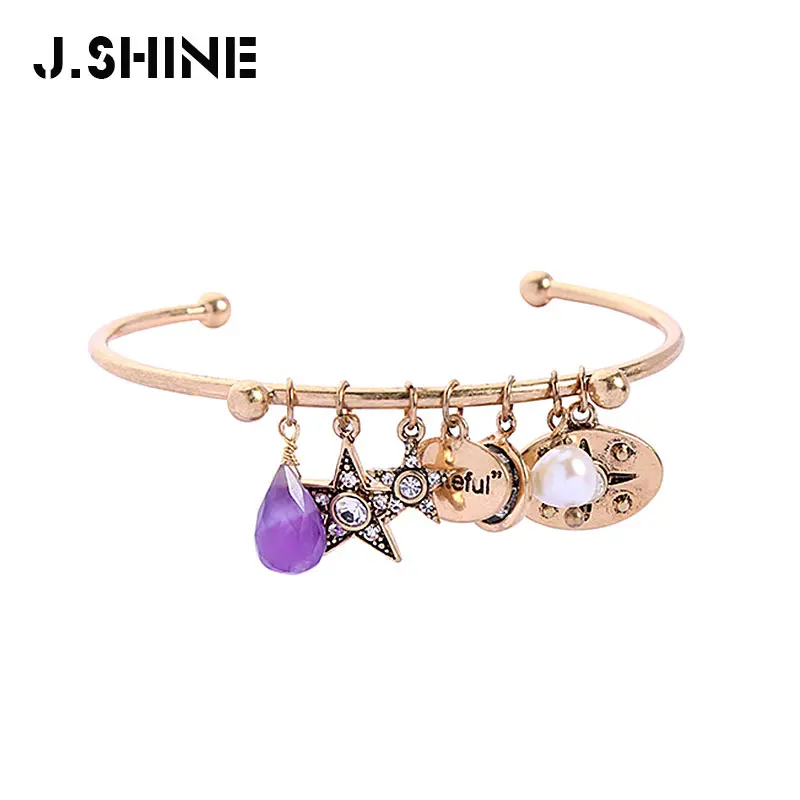 JShine Personality Punk Crystal Star Natural Stone Cultured Pearl Charm Bracelets Bangles For Women Vintage Ladies Bangles Gifts
JShine Personality Punk Crystal Star Natural Stone Cultured Pearl Charm Bracelets Bangles For Women Vintage Ladies Bangles Gifts