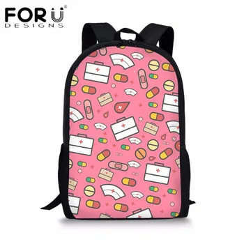 FORUDESIGNS Cute Nurse Print School Bags for Teens Girls Daily Bookbag Backpacks Harajuku Kids School Bag Casual Travel Daypack
FORUDESIGNS Cute Nurse Print School Bags for Teens Girls Daily Bookbag Backpacks Harajuku Kids School Bag Casual Travel Daypack