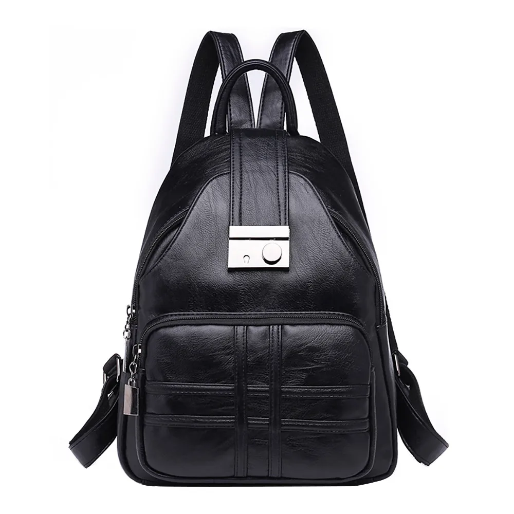 Top brand Backpack Women Simple Casual Soft Leather Anti-theft Travel Small School Bags For Teenagers Mochila Feminina gift
Top brand Backpack Women Simple Casual Soft Leather Anti-theft Travel Small School Bags For Teenagers Mochila Feminina gift