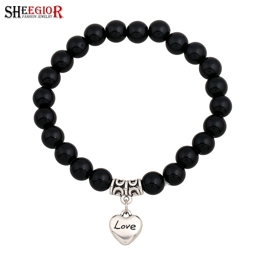 SHEEGIOR Boho Black Beads Chains Charm Bracelet Men Lovely Elephant Dog Dolphin Anchor Heart Bracelets Bangles for Women Jewelry
SHEEGIOR Boho Black Beads Chains Charm Bracelet Men Lovely Elephant Dog Dolphin Anchor Heart Bracelets Bangles for Women Jewelry