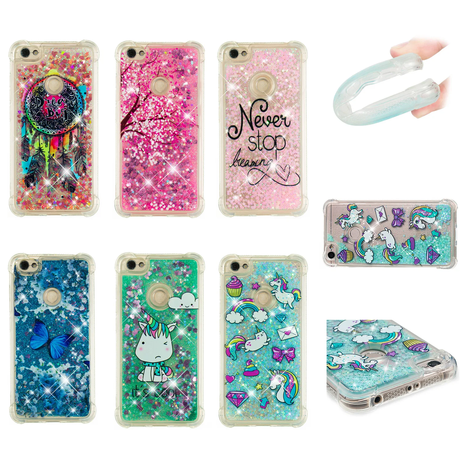 Water Liquid Case for Xiaomi Mi 5X/A1 Redmi Note 5A 5Plus 4X 4A Luxury Unicorn Sparkle Quicksand Shockproof PU Cover Phone Cases
Water Liquid Case for Xiaomi Mi 5X/A1 Redmi Note 5A 5Plus 4X 4A Luxury Unicorn Sparkle Quicksand Shockproof PU Cover Phone Cases