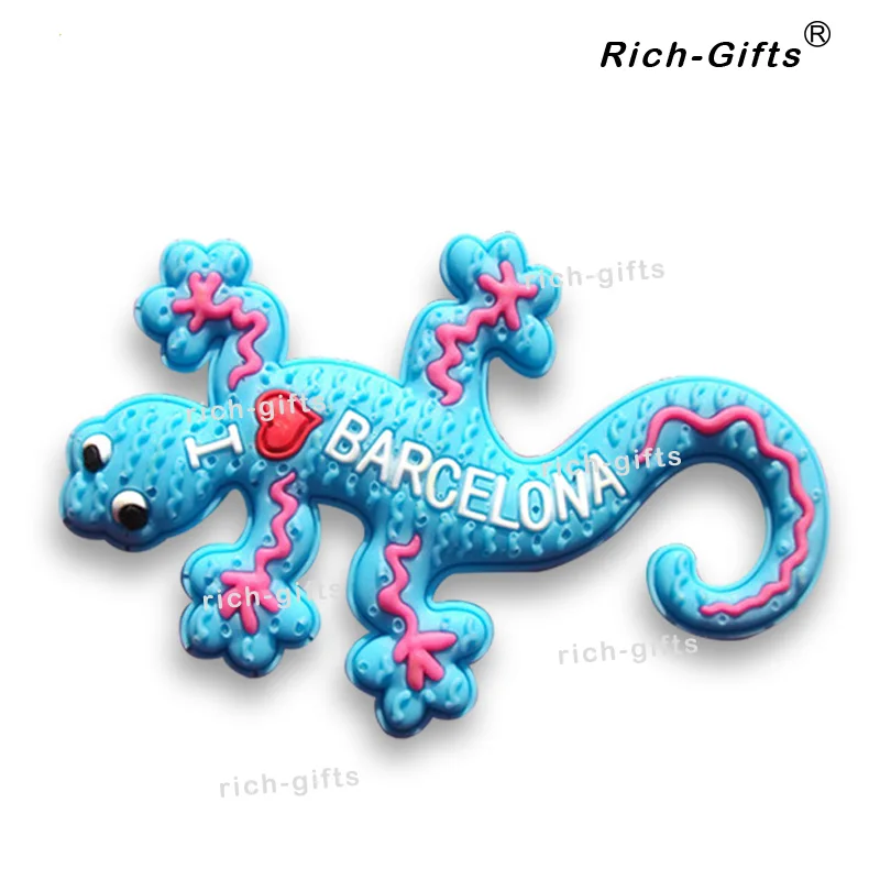 OEM/ODM Customized Promotion Gifts With Your Logo Soft Rubber Fridge Magnets Souvenir Spain Barcelona Gecko 1000PCS/Lot (RC-SN)
OEM/ODM Customized Promotion Gifts With Your Logo Soft Rubber Fridge Magnets Souvenir Spain Barcelona Gecko 1000PCS/Lot (RC-SN)