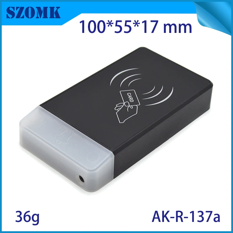 4 pcs, 100*55*17mm szomk plastic card reader enclosure project box RFID plastic electronics case for access control system
4 pcs, 100*55*17mm szomk plastic card reader enclosure project box RFID plastic electronics case for access control system