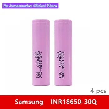 4pcs 3.7V 18650 3000mah 15A discharge For Samsung INR18650-30Q li-ion power cell IMR battery for Toy E-cig Torch Flashlight ect
4pcs 3.7V 18650 3000mah 15A discharge For Samsung INR18650-30Q li-ion power cell IMR battery for Toy E-cig Torch Flashlight ect