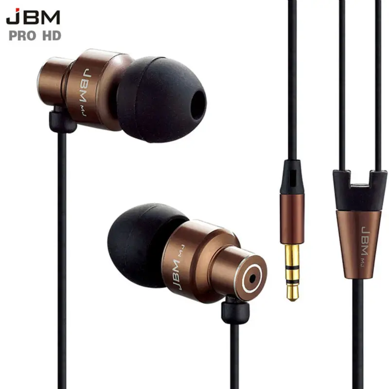 JBM Professional In-Ear Earphone Metal Heavy Bass Sound Quality Music Earphone China's High-End Brand Headset fone de ouvido
JBM Professional In-Ear Earphone Metal Heavy Bass Sound Quality Music Earphone China's High-End Brand Headset fone de ouvido