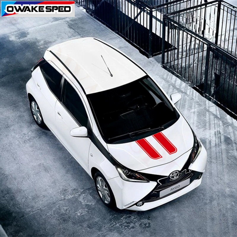 Car Bonnet Hood Stickers Sport Stripes Auto Engine Cover Decor Vinyl Decals For Toyota AYGO Exterior Accessories
Car Bonnet Hood Stickers Sport Stripes Auto Engine Cover Decor Vinyl Decals For Toyota AYGO Exterior Accessories
