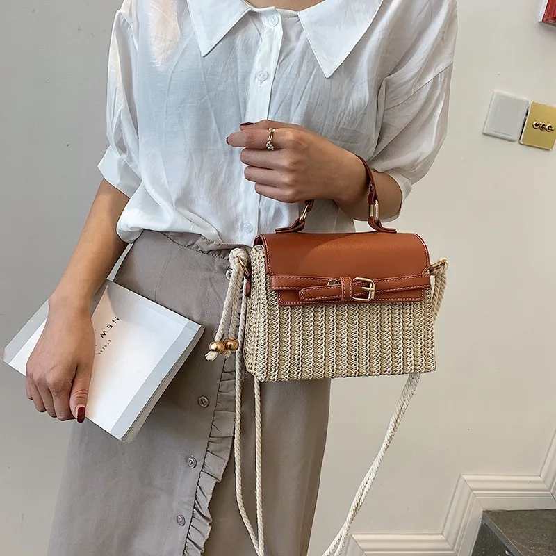 Summer Straw Beach Bags For Women 2019 New Quality PU Leather Women's Designer Handbag Bohemian Travel Shoulder Crossbody Bags
Summer Straw Beach Bags For Women 2019 New Quality PU Leather Women's Designer Handbag Bohemian Travel Shoulder Crossbody Bags