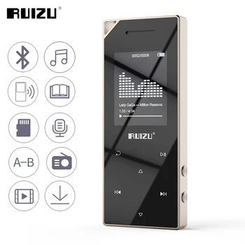 RUIZU D05 Metal Bluetooth MP3 Player Portable Audio 8GB Sport Mp3 Music Player With Built-in Speaker FM Radio Support TF Card
RUIZU D05 Metal Bluetooth MP3 Player Portable Audio 8GB Sport Mp3 Music Player With Built-in Speaker FM Radio Support TF Card