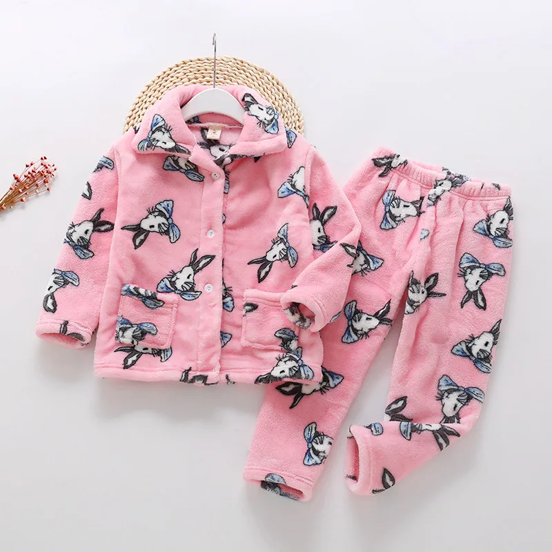 Children Pajamas Pants Sets Boys Girls Winter Warm Flannel Sleepwear Suit Loungewear Kids Bathrobe Homewear 2 Pieces Nightwear S
Children Pajamas Pants Sets Boys Girls Winter Warm Flannel Sleepwear Suit Loungewear Kids Bathrobe Homewear 2 Pieces Nightwear S