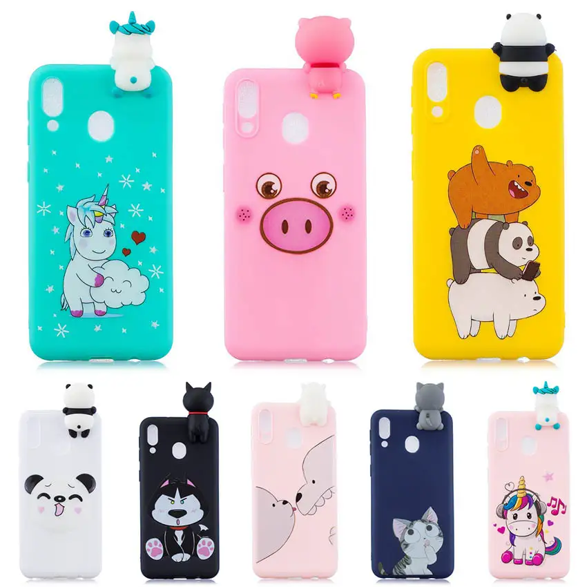 3D Silicone Soft Phone Case For Samsung Galaxy M20 cute Unicorn pig cat bear cute Relief Cases For Galaxy M10 Cover M20 
3D Silicone Soft Phone Case For Samsung Galaxy M20 cute Unicorn pig cat bear cute Relief Cases For Galaxy M10 Cover M20