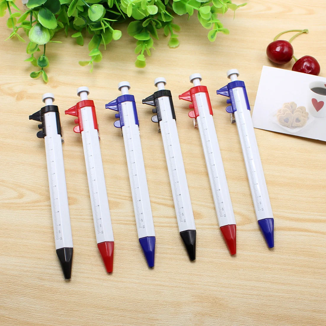 FangNymph Creative Vernier Caliper Scale Ballpoint Pen Multifunction Ball Pen Kids Gift School Supplies Office Stationery
FangNymph Creative Vernier Caliper Scale Ballpoint Pen Multifunction Ball Pen Kids Gift School Supplies Office Stationery