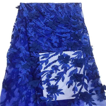 2018 New Arrive 3D Lace Fabric Blue Fashion African Net Lace Tulle Lace Fabric High Quality Party Dress H778-2
2018 New Arrive 3D Lace Fabric Blue Fashion African Net Lace Tulle Lace Fabric High Quality Party Dress H778-2