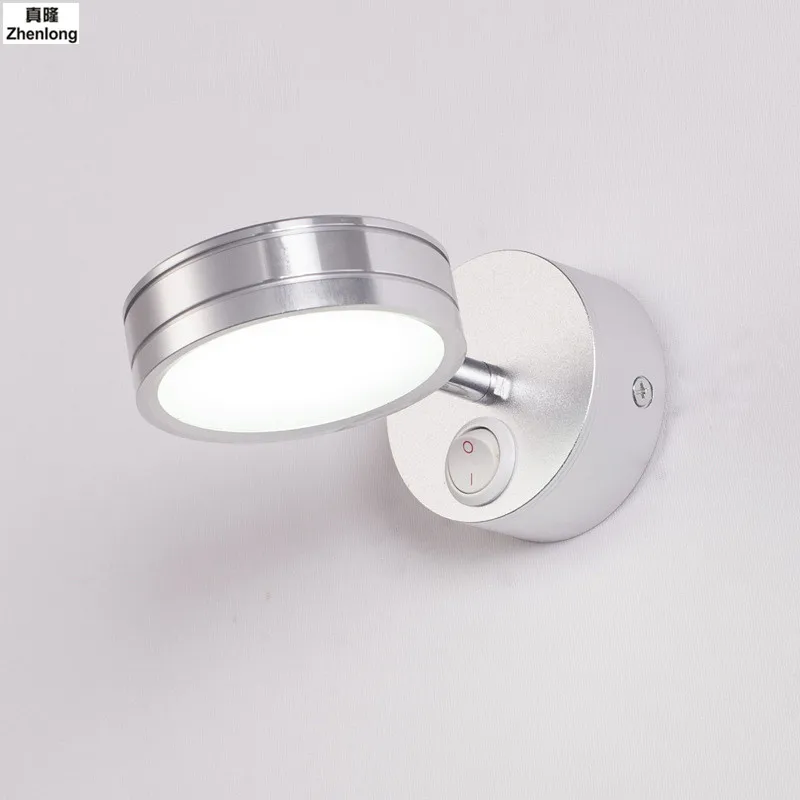 5W LED Wall Lamps With Switch Bedroom Bedside Lamp Reading Light Corridor Stair Lighting Direction Adjustable AC90-260V Aluminum
5W LED Wall Lamps With Switch Bedroom Bedside Lamp Reading Light Corridor Stair Lighting Direction Adjustable AC90-260V Aluminum